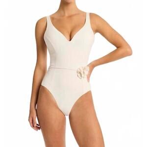 NEW SEA LEVEL AUSTRALIA women's casa del mar plunge one piece in coconut